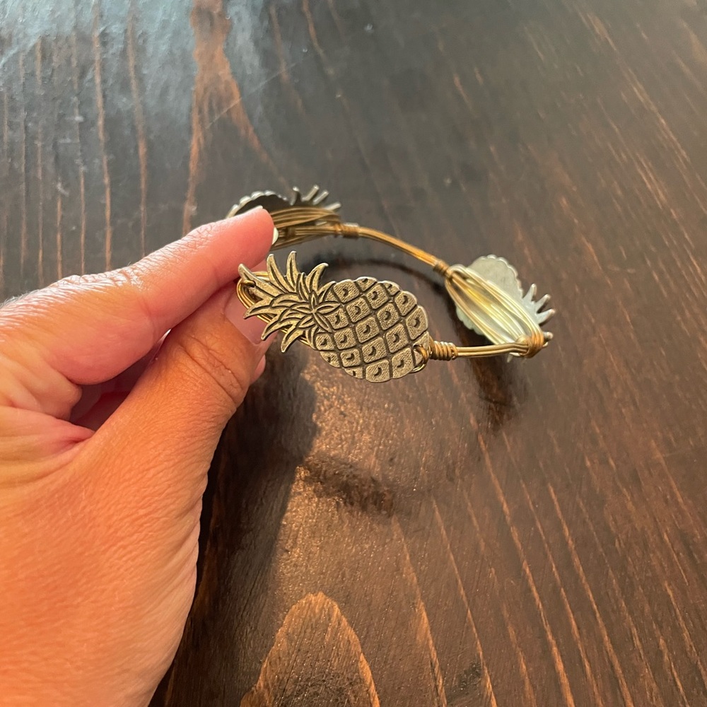 Pineapple Bourbon and Bowties bangle